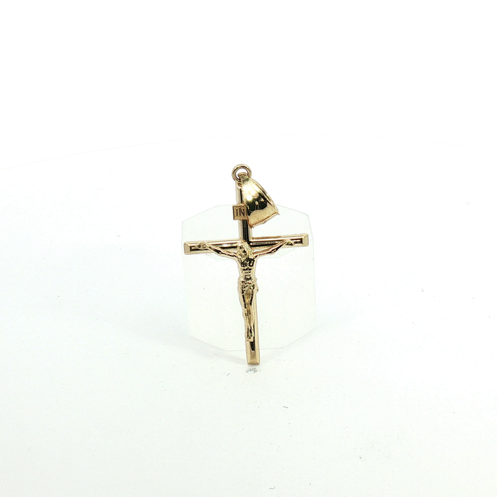10k Yellow Gold Crucifix Pendant