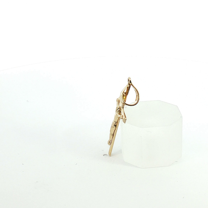 10k Yellow Gold Crucifix Pendant