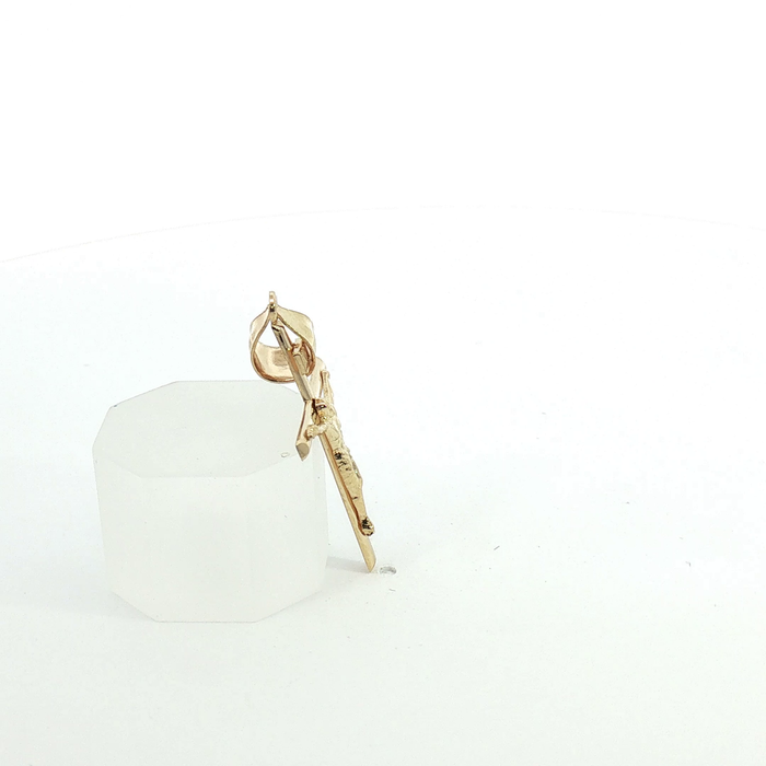 10k Yellow Gold Crucifix Pendant
