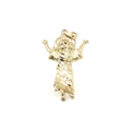 10K Yellow Gold Divino Niño - Devine Child Religious Charm Pendant