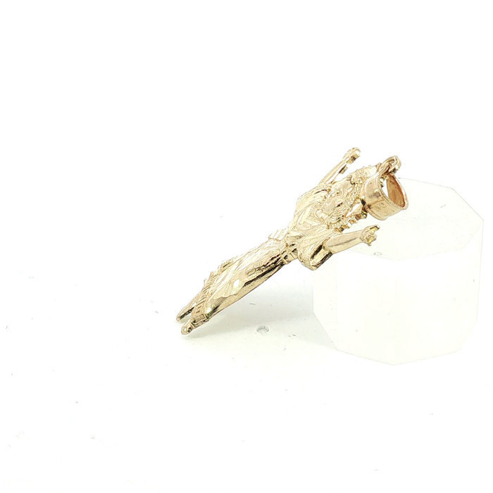 10K Yellow Gold Divino Niño - Devine Child Religious Charm Pendant