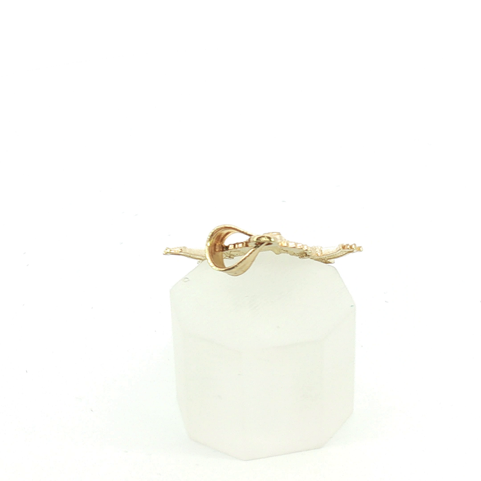 10K Yellow Gold Divino Niño - Devine Child Religious Charm Pendant
