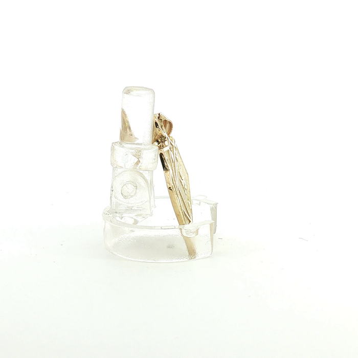 10K Yellow Gold Four Aces Playing Cards Pendant