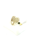10K Yellow Gold Heart-Shaped Tree of Life Ring