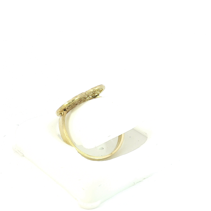 10K Yellow Gold Heart-Shaped Tree of Life Ring