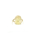 10K Yellow Gold Jesus Crown of Thorns Statement Ring