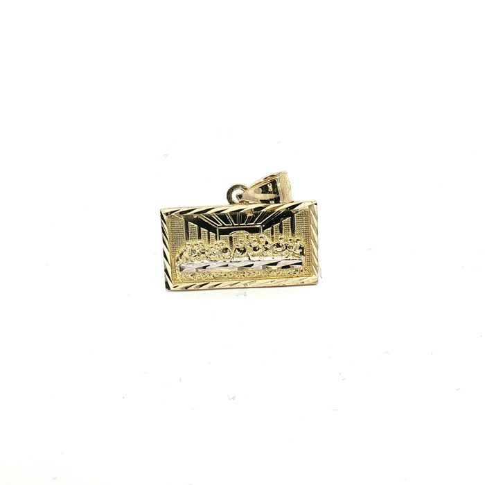 10K Yellow Gold Last Supper Pendant