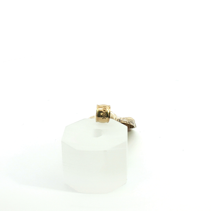 10K Yellow Gold Laughing Buddha Pendant