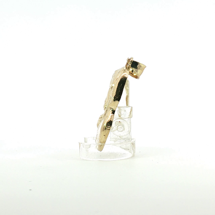 10k Yellow Gold Madonna and Child Pendant