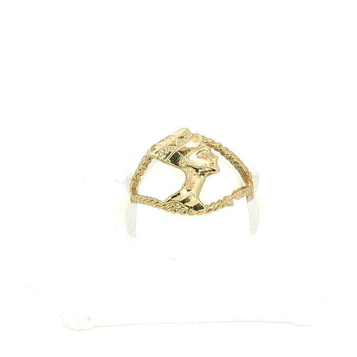 10K Yellow Gold Nefertiti Ring