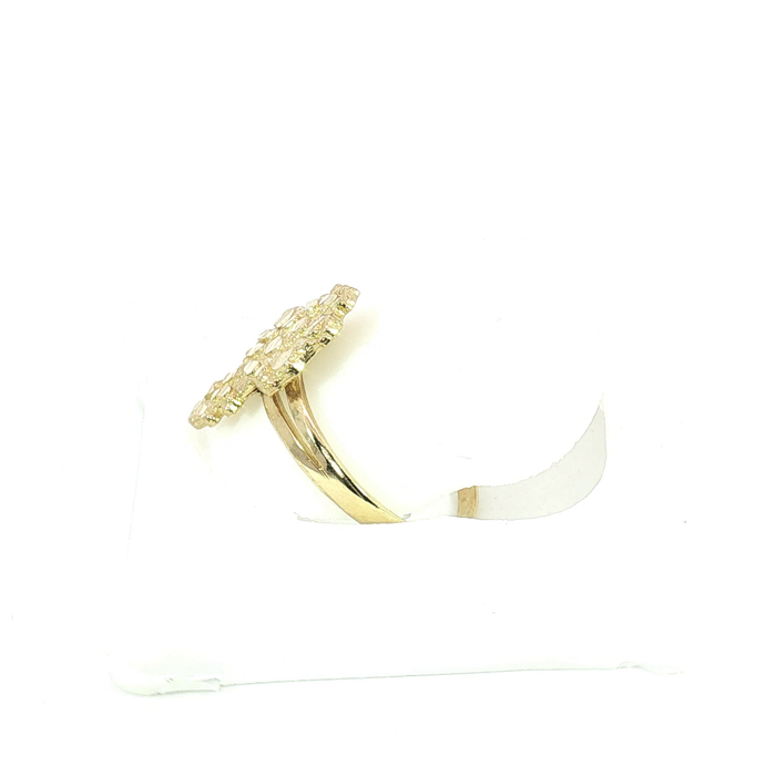 10K Yellow Gold Nugget Ring