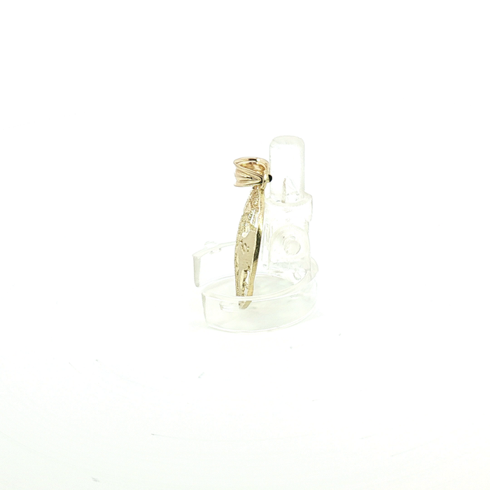 10k Yellow Gold Openwork World is yours Pendant