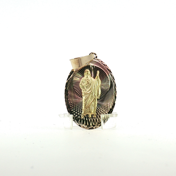 10K Yellow Gold Oval St-Jude - San Judas