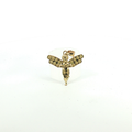 10k Yellow Gold Praying Angel Pendant - Small