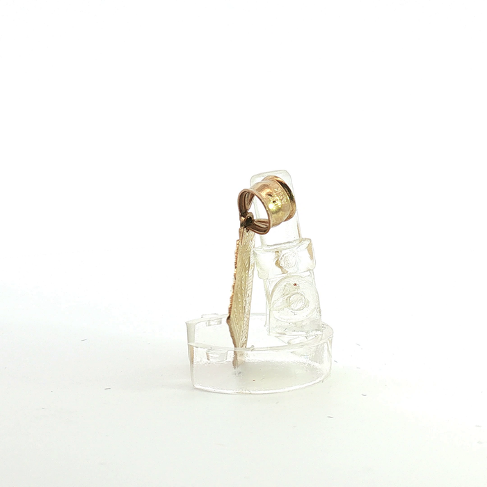 10K Yellow Gold Royal Flush Pendant - Small