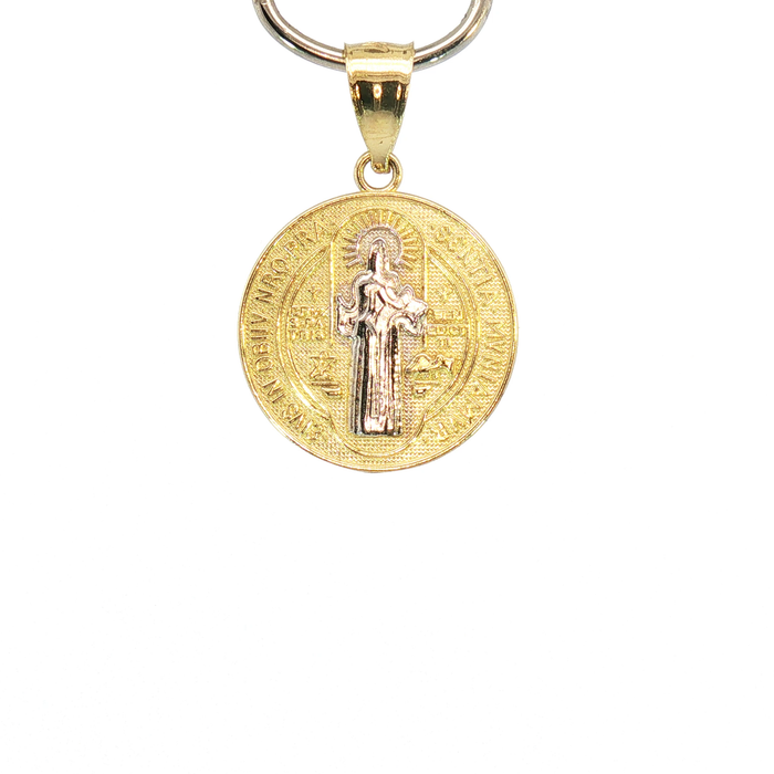 10K Yellow Gold Saint Benedict Pendant