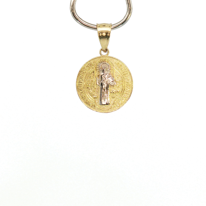 10K Yellow Gold Saint Benedict Pendant