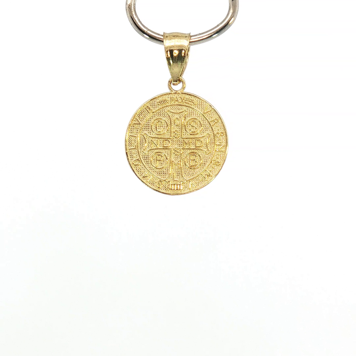 10K Yellow Gold Saint Benedict Pendant