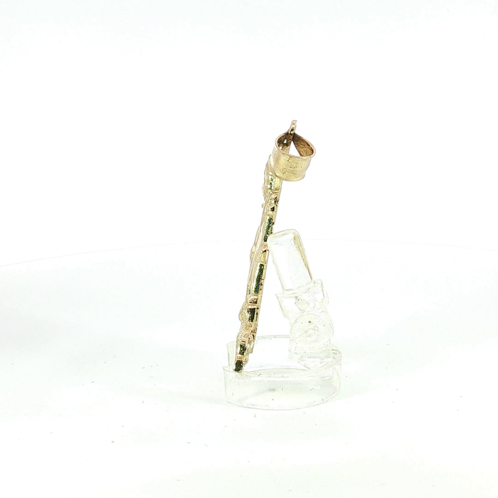 10K Yellow Gold Saint Lazarus San Lazaro Pendant - Small