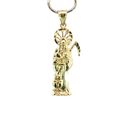 10K Yellow Gold Santa Muerte Pendant