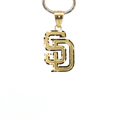 10K Yellow Gold SD Letter Pendant