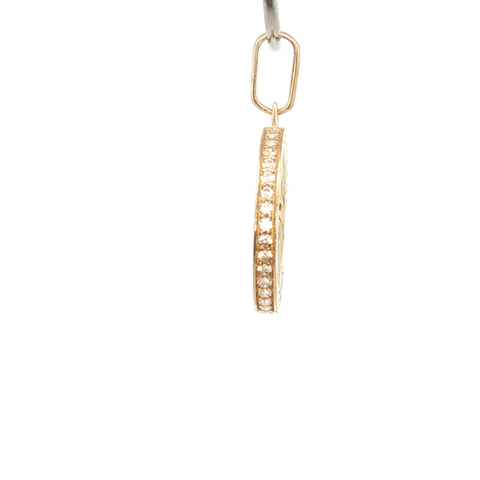 10K Yellow Gold St. Jude Thaddeus Medallion Pendant