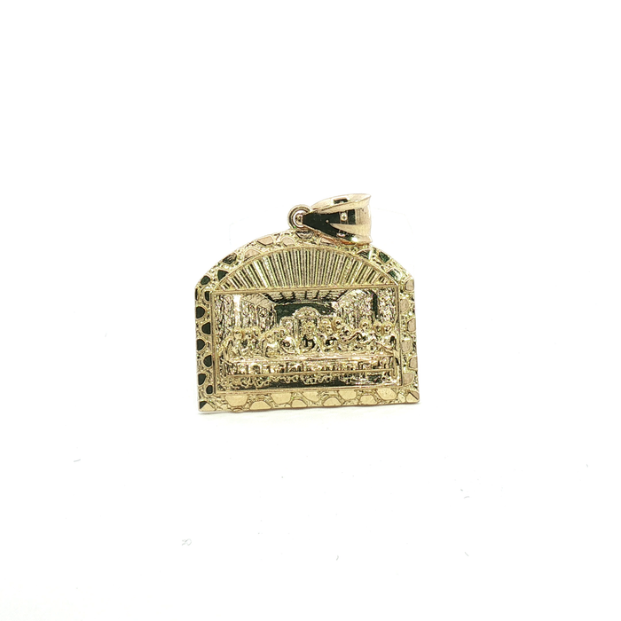10k Yellow Gold The Last Supper Medal Pendant