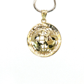 10K Yellow Gold "The World is Yours" Globe Pendant