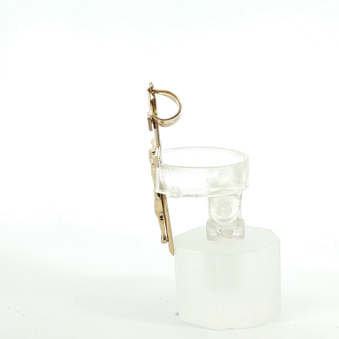 10k Yellow Gold Traditional INRI Crucifix Pendant