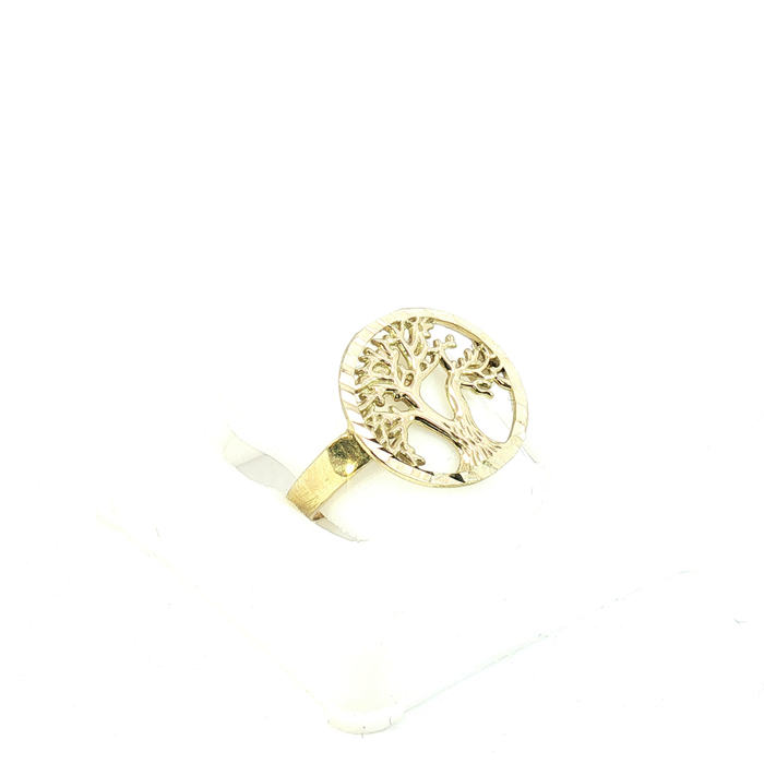 10K Yellow Gold Tree of Life Ring