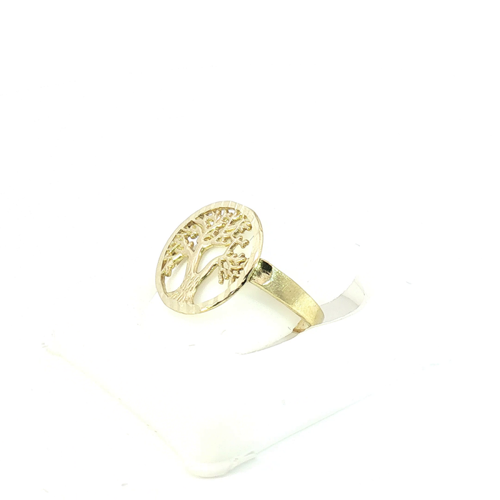 10K Yellow Gold Tree of Life Ring