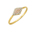 10K/14K Gold Marquise Cluster Ring with Gemstones