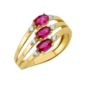 10k-14k-solid-gold-triple-stone-ring-newr-045-white-red