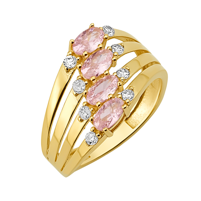 10k-14k-solid-gold-four-stone-ring-newr-046-white-pink