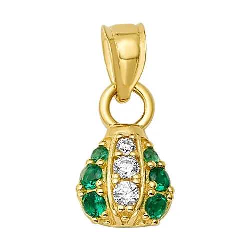 10K/14K Gold Heart Gemstone Ring