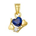 10K/14K Gold Cross Ring with Gemstones