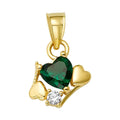 10K/14K Gold Cross Ring with Gemstones