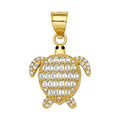 10K/14K Solid Gold Turtle Charm
