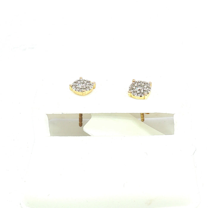 14K 0.25Ct Diamond earrings - UN-0336