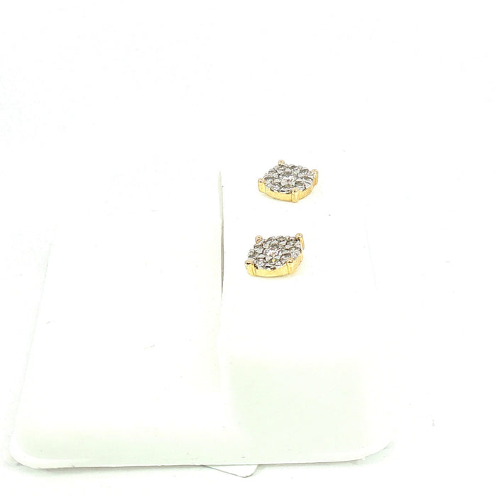 14K 0.25Ct Diamond earrings - UN-0336