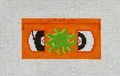 90s Orange VHS Tape