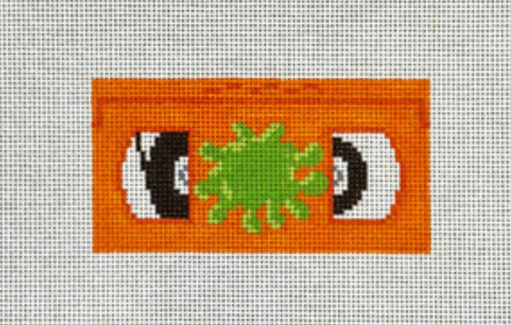90s Orange VHS Tape