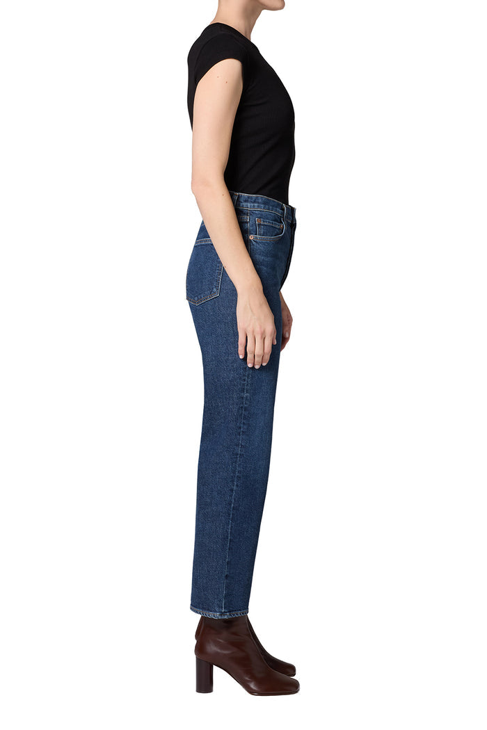 90's Pinch Waist Crop Jean