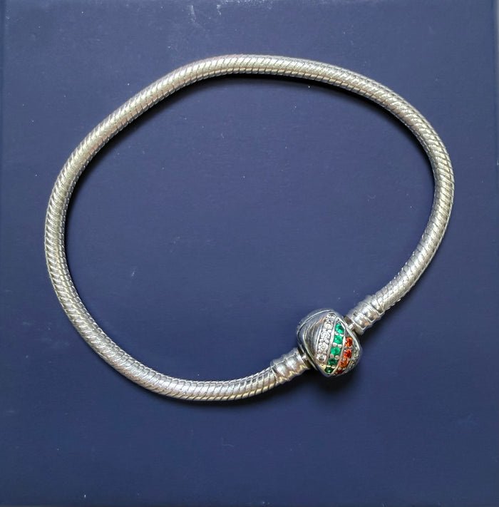 Blank Sterling Silver Charm Bracelet