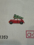 Tiny VW Bug with Tree