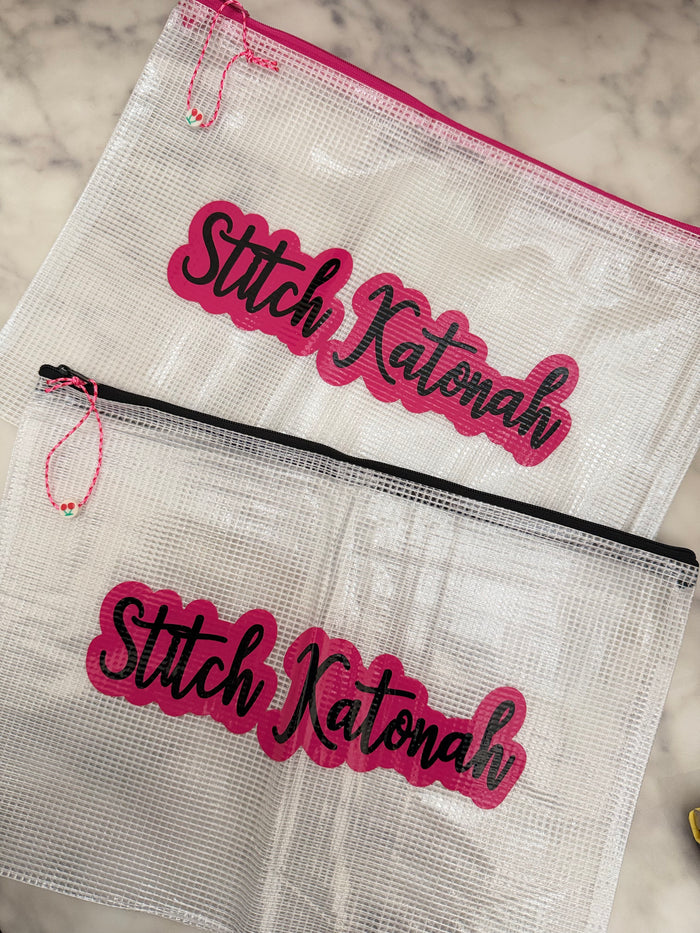 Stitch Katonah Vinyl Project Bag