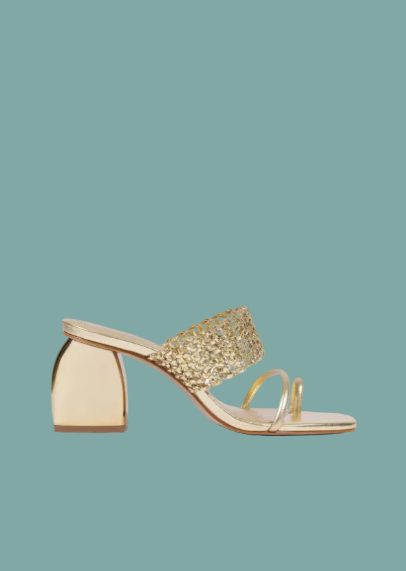 Aberdeen Mid Metallic Sandal