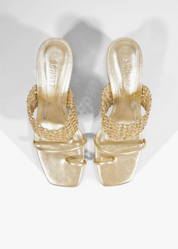 Aberdeen Mid Metallic Sandal