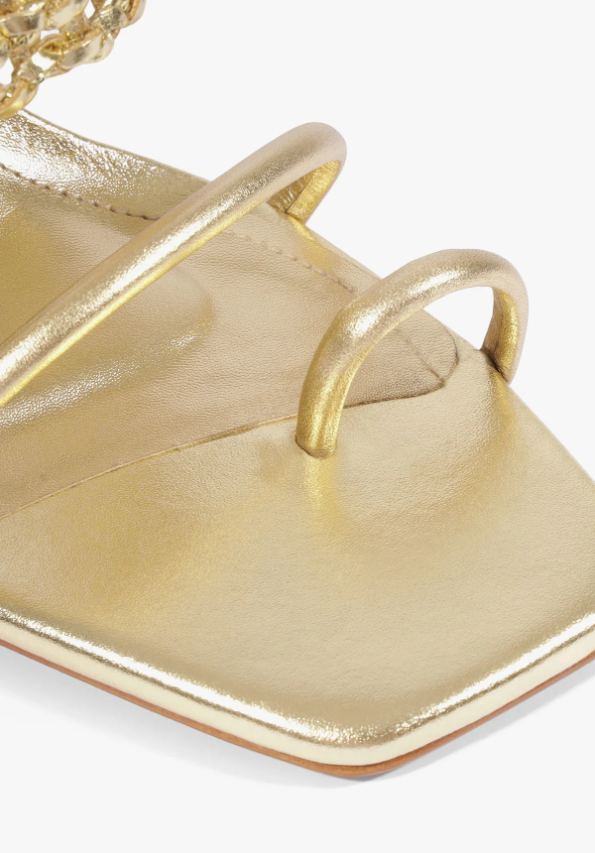 Aberdeen Mid Metallic Sandal