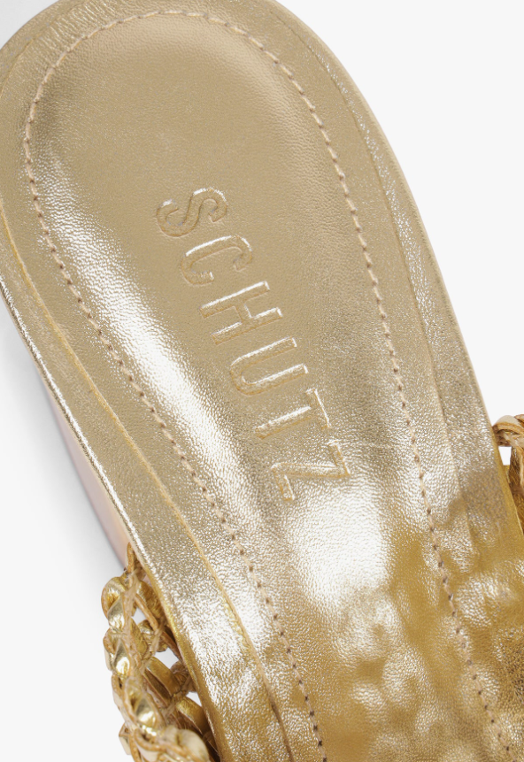 Aberdeen Mid Metallic Sandal